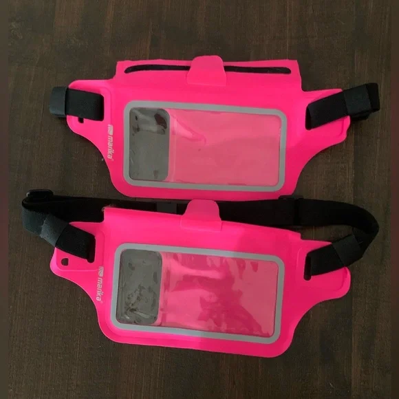 2-Hot Pink Adjustable Belt Bags - Picture 5 of 5